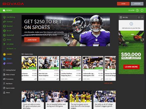 bovada nfl betting.